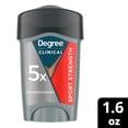 thumbnail image 4 of (3 pack) Degree Men Clinical Strength Antiperspirant Deodorant 96-Hour Sweat and Odor Protection Sport Strength Soft Solid 5x Types of Sweat, 1.6 oz, 4 of 13