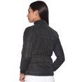 thumbnail image 3 of Women Solid Stylish Casual Bomber Jacket, 3 of 5