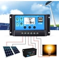 thumbnail image 4 of Modified Sine Inverter 500W Power 12V to AC 110V Car Charger Converter with 18W Solar Panel and 30A Charge Controller for Mobiles Phones Computers Laptop, 4 of 8