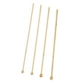 thumbnail image 3 of Natural Color Bamboo Single Pointed Afghan Tunisian Crochet Hooks Needles 25.5Cm-25Cm Long,1 Set(12 Pcs/Set), 3 of 6