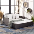 thumbnail image 3 of SAFAVIEH Cadeo Outdoor Patio Daybed, Black/Beige, 3 of 11