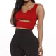 thumbnail image 3 of Playeras,Blusas y Tops,Ropa para Mujer Correr camisetas sin mangas para las mujeres Top sin mangas para mujer U Veck, sexy, único, ajustado, recortado, sin mangas (Red, XL), 3 of 7