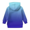 thumbnail image 4 of Casual Long Sleeve Gradient Hoodie Pullover Sweatshirt with Adjustable Drawstring and Front Pocket for Boys Girls Everyday Wear, 4 of 5