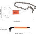 thumbnail image 2 of Bicycle Chain Whip Tool Set, Bike Cassette Removal Tool with Chain Whip + Auxiliary Wrench + Bicycle Rotor Lockring Removal + Bike Sprocket Remover| Bicycle Repair Kit, 2 of 7