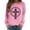 Pink, variant on Arlun Christian Sweatshirt for Women Jesus Faith Trendy Leopard Cross Graphic Printed Pullover Tops Long Sleeve Crewneck Loose Cozy Religious Cute Y2K Sweatshirt White XL