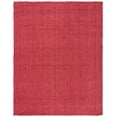 thumbnail image 3 of SAFAVIEH Natural Fiber Milica Solid Area Rug, Red, 9' x 12' - Large - Scandinavian Design, Red, Jute, Hand Woven Pattern, Ideal for Entryway, Kitchen, Living Room, Office, 3 of 12