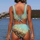 thumbnail image 4 of Bikini Mujer Traje de Baño Conjunto de Tankinis Push Up Sexy Para Mujer, Bikini Retro Fruncido de Cintura Alta, Traje de Baño de Dos Piezas, Traje de Baño Estampado, Ropa de Playa, 4 of 6