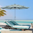 thumbnail image 2 of Yescom 10 Ft 3-Tier Patio Umbrella Replacement Canopy Market Table Top Pool Backyard, 2 of 11