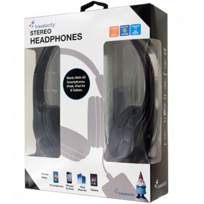 Travelocity Padded Stereo Headphones 