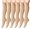 Beige, variant on 6 Pairs Copper Compression Socks for Women & Men Circulation 15-20 mmhg - Better Blood Flow, Swelling, Best Support for Medical, Running, Nursing