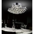thumbnail image 2 of CWI Lighting Queen 4 Light Flush Mount With Chrome Finish, 2 of 5