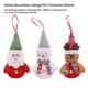 thumbnail image 5 of Árbol de Navidad colgante Billuyoard decoración decorativa Santa Claus, 5 of 6