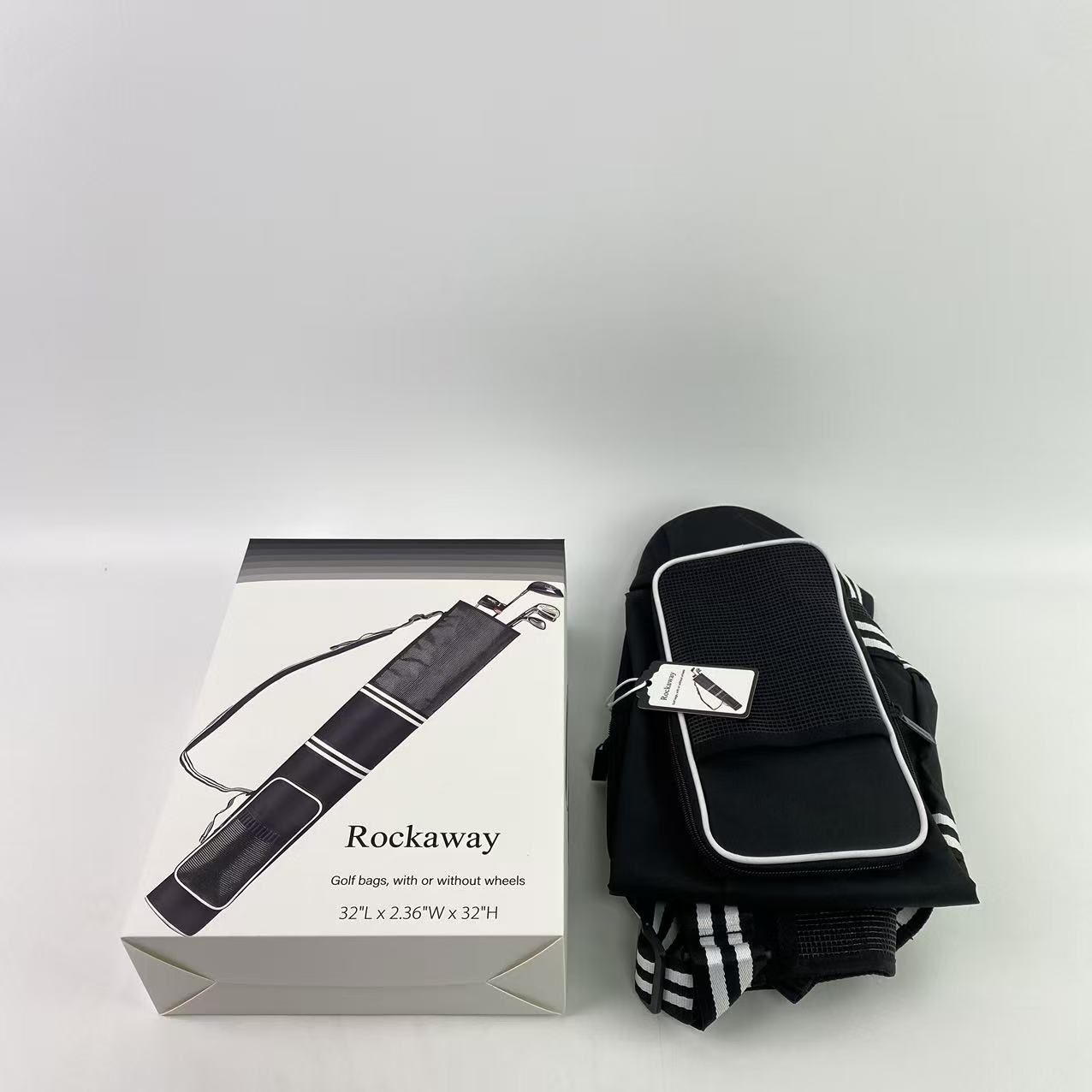 Rockaway Golf bags, Professional Golf Sunday Bag (Carry 3-9 Clubs) - 6 Carry Pockets & Adjustable Sling Strap Golf Carry Bag Ideal for Golf Course & Travel