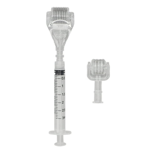 Rodillo de microagujas para el cuidado de la piel, 2 en 1, bolígrafo de microagujas, rodillo de microagujas, artesanía superior
