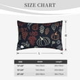 thumbnail image 6 of Daiia Thanksgiving Seamless Pattern Bedding Waterproof Pillow Protector Zippered Queen – Bed Bug Proof Pillow Encasement-16"x24", 6 of 9