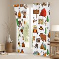 thumbnail image 3 of Erosebridal Kids Camper Black Out Curtains For Travel Trailers,Rustic Adventure Theme Curtains Pack of 2 (42x63 Each) For Boy Men, 3 of 7
