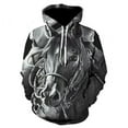 thumbnail image 3 of Sweat à Capuche Unisexe Cheval Créatif Imprimé 3D Imprimé Animal, 3 of 8