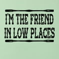 thumbnail image 4 of Go All Out I'm The Friend In Low Places Funny Country Music Gift V Neck T-Shirt Women, 4 of 5