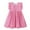 Pink, variant on Odeerbi Cute Dresses For Girls Toddler Kids Baby Girls 2025 Fashion Cute Sleeveless Sweet Cartoon Print Ruffle Dress Orange
