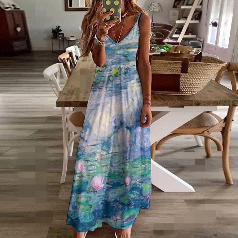 chinese dress ladies Magical Lily Pond Women's Dress main image 0