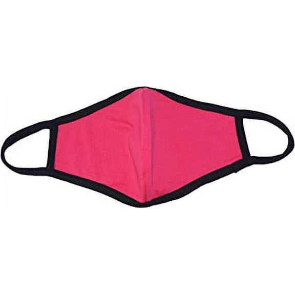 GIFTS INFINITY Reversible Cloth Face Mask! Made in USA Unisex Lightweight Breathable Washable Reusable 100% Cotton (PINK)