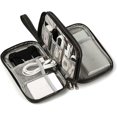 thumbnail image 1 of All-In-One Accessory Storage, Compact Size Design Double Layers Storage Bag for Electronics, Cables, and Chargers, Portable Cable Organizer in Waterproof Travel Cord Organizer Style, 1 of 7