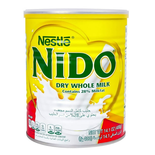 Lait en poudre Nestlé Nido, importé, (400 g), boîte de 14,1 onces 