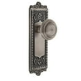 thumbnail image 2 of Grandeur Wincir_Dd_Na Windsor Solid Brass Rose Dummy Door Knob Set - Nickel, 2 of 6