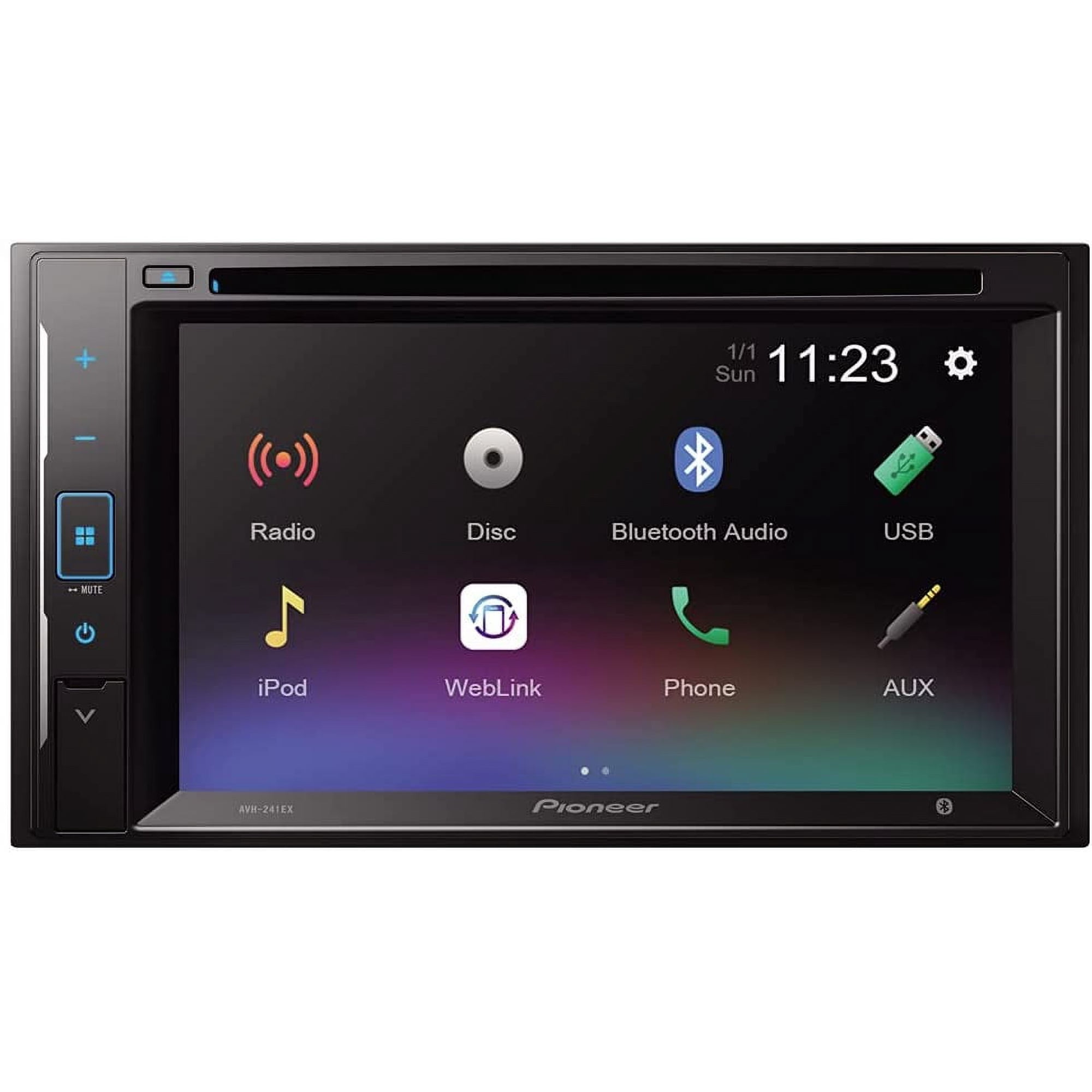 Pioneer AVH-240EX 6.2" Double-DIN DVD Receiver with Bluetooth