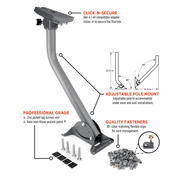Starlink Standard Roof and Wall Mount Kit Compatible with 4 / 4 X Starlink Standard Dish
