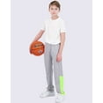 thumbnail image 6 of Real Essentials 3 Pack: Boys' Tricot Open Bottom Fleece-Lined Sweatpants with Pockets, 6 of 7