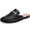 Black, variant on Velaga Women's Buckle Mules Comfortable Dressy Flats Business Casual Loafers Slip On, Backless, Crocodile Black 40