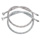 thumbnail image 4 of Manguera de agua potable de acero inoxidable de 1 pieza Manguera flexible de alta resistencia Manguera de agua fría y caliente Conector de entrada para fregadero de cocina Baño Hogar (80 cm), 4 of 5