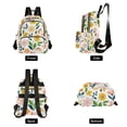 thumbnail image 4 of FORMRS Mini Backpack Purse for Women Travel Daypack Casual Shoulder Bag, Retro Yellow Floral, 4 of 7