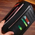 thumbnail image 5 of Back to School Backpack Savings! Dvkptbk Gift Bag Man Wallet Leather Concise Money Bag Huge Capacity Purse Card Holder A Gift Set, 5 of 5