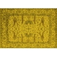 thumbnail image 1 of Ahgly Company Indoor Rectangle Oriental Yellow Industrial Area Rugs, 2' x 4', 1 of 4