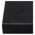 thumbnail image 2 of 360 Lighting 8" Square x 1" High Pedestal Lamp Riser Black Marble Single Living Room Bedroom Bedside Nightstand House Office Home, 2 of 6