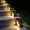 Yellow, variant on LED Solar Step Lights Waterproof Stair Lights, LED lamp, Rainproof, Black Plastic Housing for Yard, Patio, Garden, Walkways, Front Door, Pathway, Driveway(Yellow)