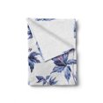 thumbnail image 2 of Indigo Soft Flannel Fleece Throw Blanket, Abstract Grunge Watercolored Hand Drawn Image Shadow Tree Leaves, Cozy Plush for Indoor and Outdoor Use, 60" x 80", Dark Blue Purple, by Ambesonne, 2 of 6