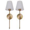 thumbnail image 1 of Ymiko Wall Sconces Sets Iron Art PVC Bedroom Vanity E26 E27 Bulb Base, 1 of 8