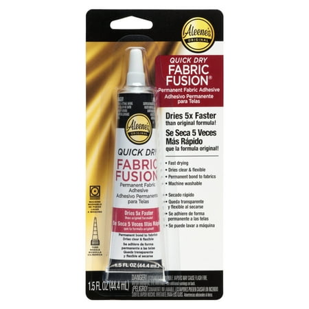 Aleene's&reg; Quick Dry Fabric Fusion 1.5 fl oz, Dries Clear, Permanent