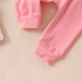 thumbnail image 5 of Sngxgn Girl's 2 Piece Outfits Button Front Long Sleeve and Shorts Set(Pink,100), 5 of 5