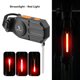 thumbnail image 4 of Luz trasera para bicicleta JOHORSE, recargable vía USB, luz de advertencia para bicicleta, 4 of 8