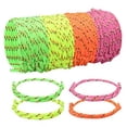 thumbnail image 2 of HOOUN 4PCS Neon Rope Woven Friendship Bracelet Teen Adjustable Hand Rope Party Gifts-11-4PCS, 2 of 9