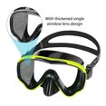 thumbnail image 2 of Gafas De Buceo Gafas de buceo completamente secas HD Gafas de natación antivaho ajustables (negro amarillo) Sywqhk Para Estrenar, 2 of 6