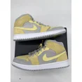 thumbnail image 1 of Ni - ke Air Jordan 1 Mid Mixed Textures Yellow Size 9 DA4666-001 Grey Gray New White, 1 of 5