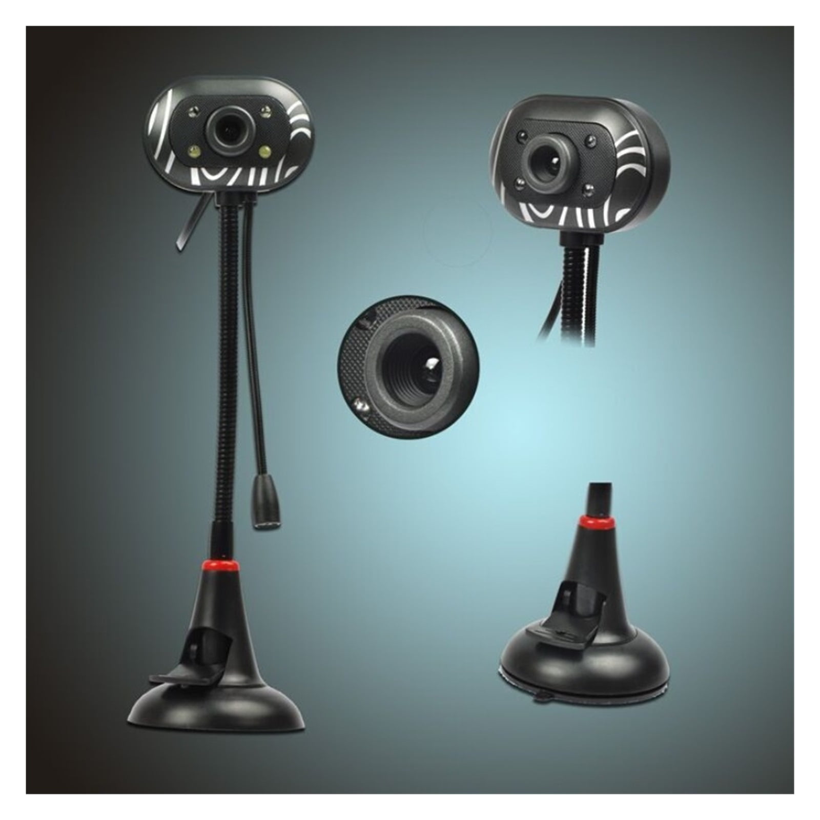 480P HD Webcam CMOS USB 2.0 Wired Computer Web Camera Built-in Microphone Camera For Desktop Computer Notebook PC ,HD Video
