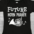 thumbnail image 4 of Inktastic Future French Horn Player Childs Music Boys or Girls Baby Bodysuit, 4 of 5
