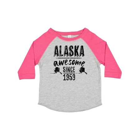 

Inktastic Alaska Awesome Since 1959 Boys or Girls Toddler T-Shirt