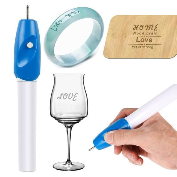 Mini Engraving Pen, Electric Carving Tool for Metal, Glass, Leather, DIY Crafting